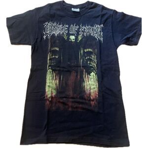 Vtg Y2K Cradle Of Filth T Shirt Mens Small You Called And I Came 2-sided Black